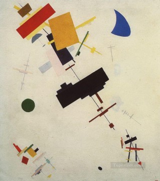 純粋に抽象的 Painting - 至上主義 1916 2 カジミール・マレーヴィチの要約